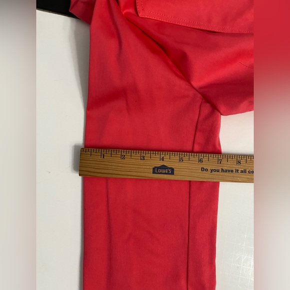 V Cristina Coral Pink Spring Blazer Women’s Size L with polka dot liner - Picture 6 of 12